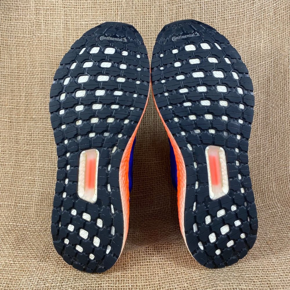 🛑SOLD🛑adidas sneakers ultra boot blue orange white distressed stripes sz 11.5M - Picture 9 of 9